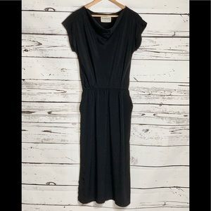 Vintage 1980’s DVF Midi Dress Black